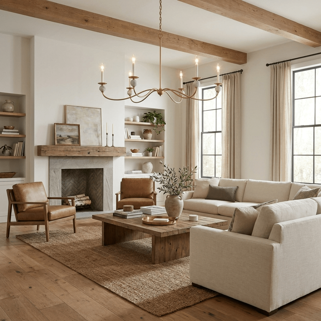 Meander Brass Chandelier - Vakkerlight
