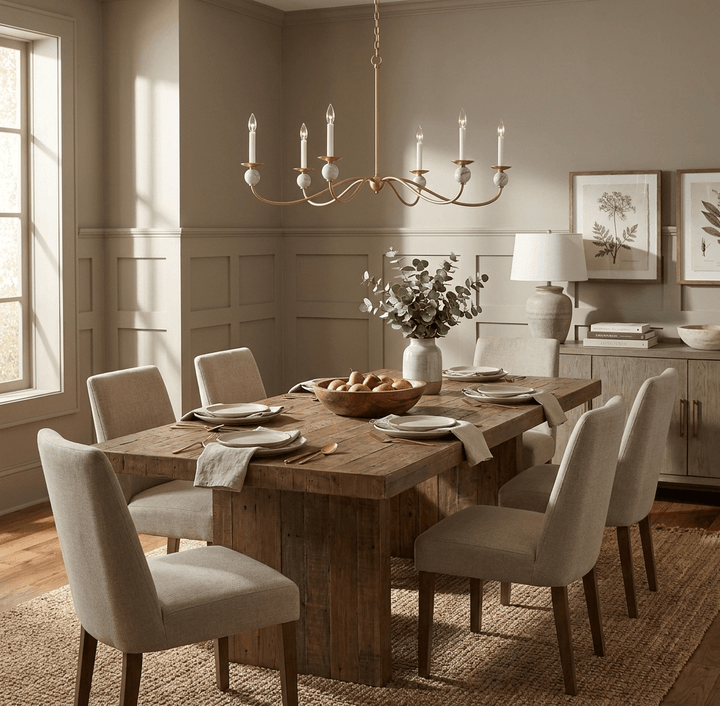 Meander Brass Chandelier - Vakkerlight