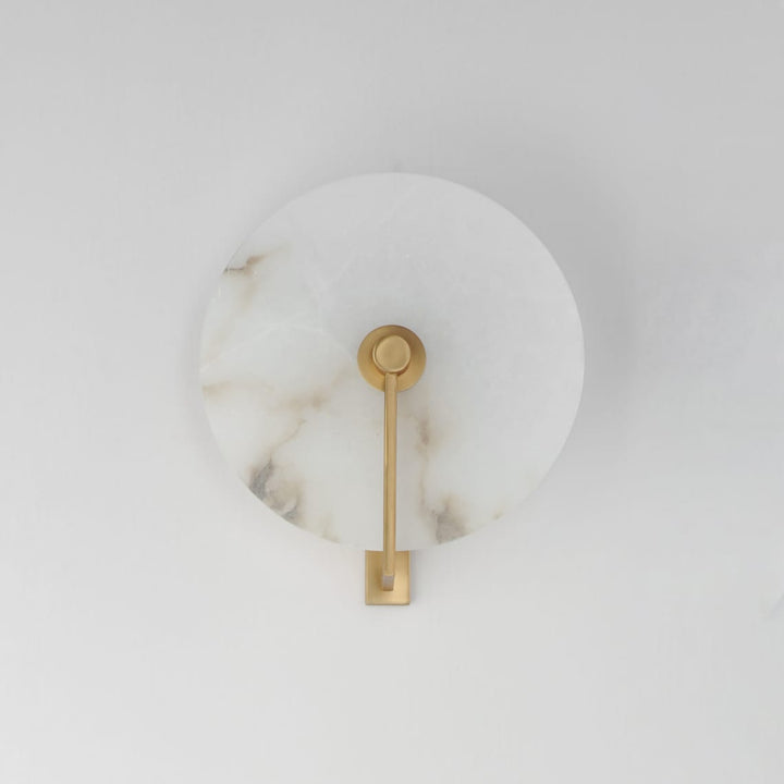 Medallion Alabaster Wall Sconce