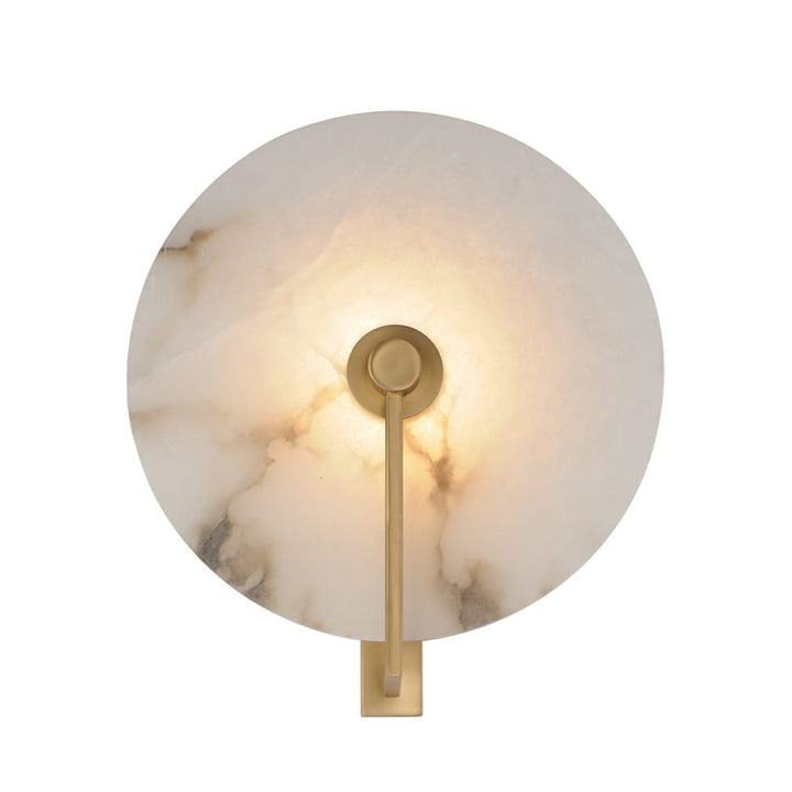 Medallion Alabaster Wall Sconce