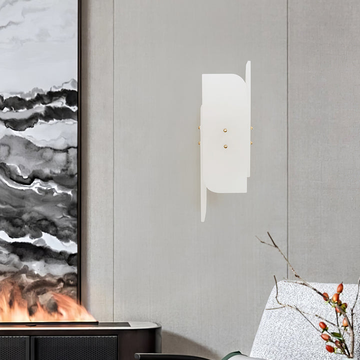 Megalith Alabaster Wall Light