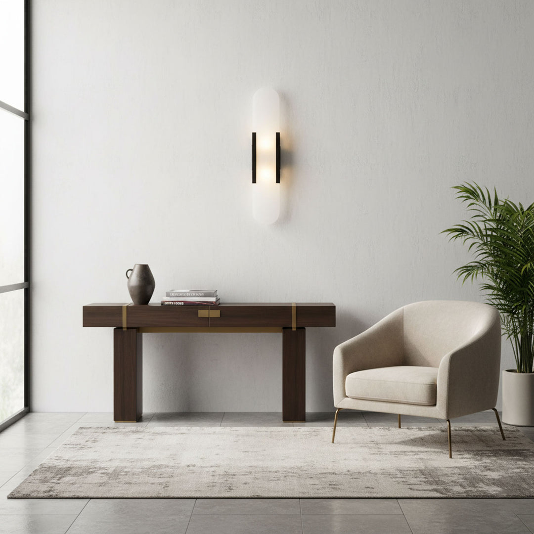 Melange Elongated Alabaster Wall Lamp - Vakkerlight