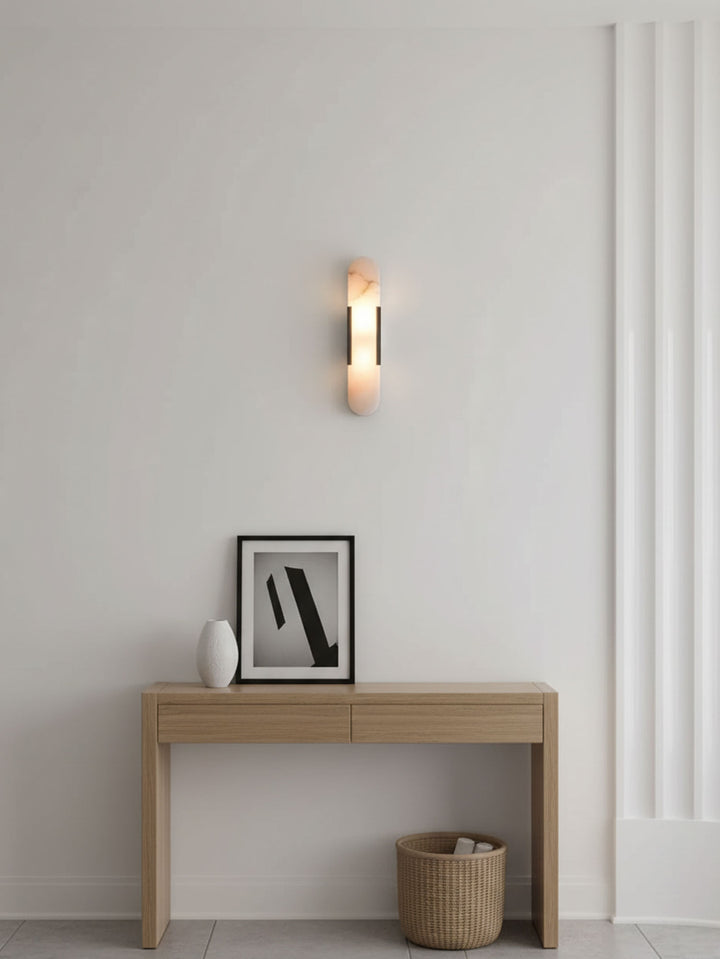 Melange Elongated Alabaster Wall Lamp - Vakkerlight