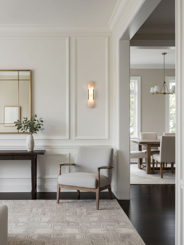 Melange Elongated Alabaster Wall Lamp - Vakkerlight