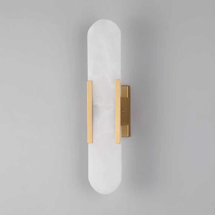 Melange Elongated Alabaster Wall Lamp