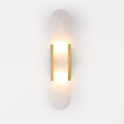 Melange Elongated Alabaster Wall Lamp