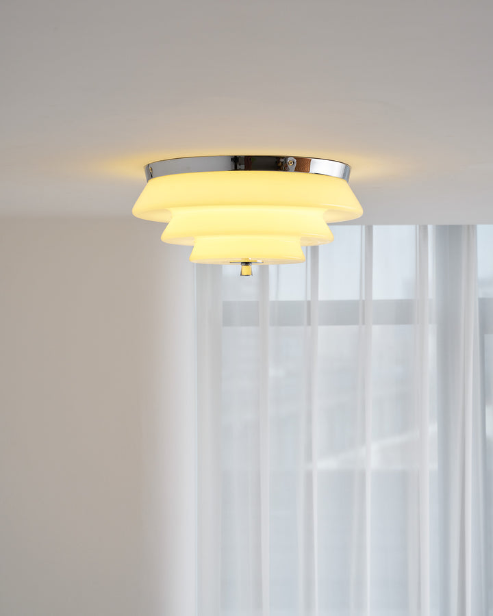 Tiered Glass Ceiling Light - Vakkerlight
