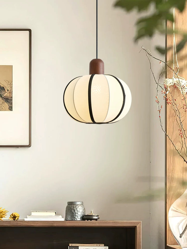 Melon Fabric Pendant Lamp