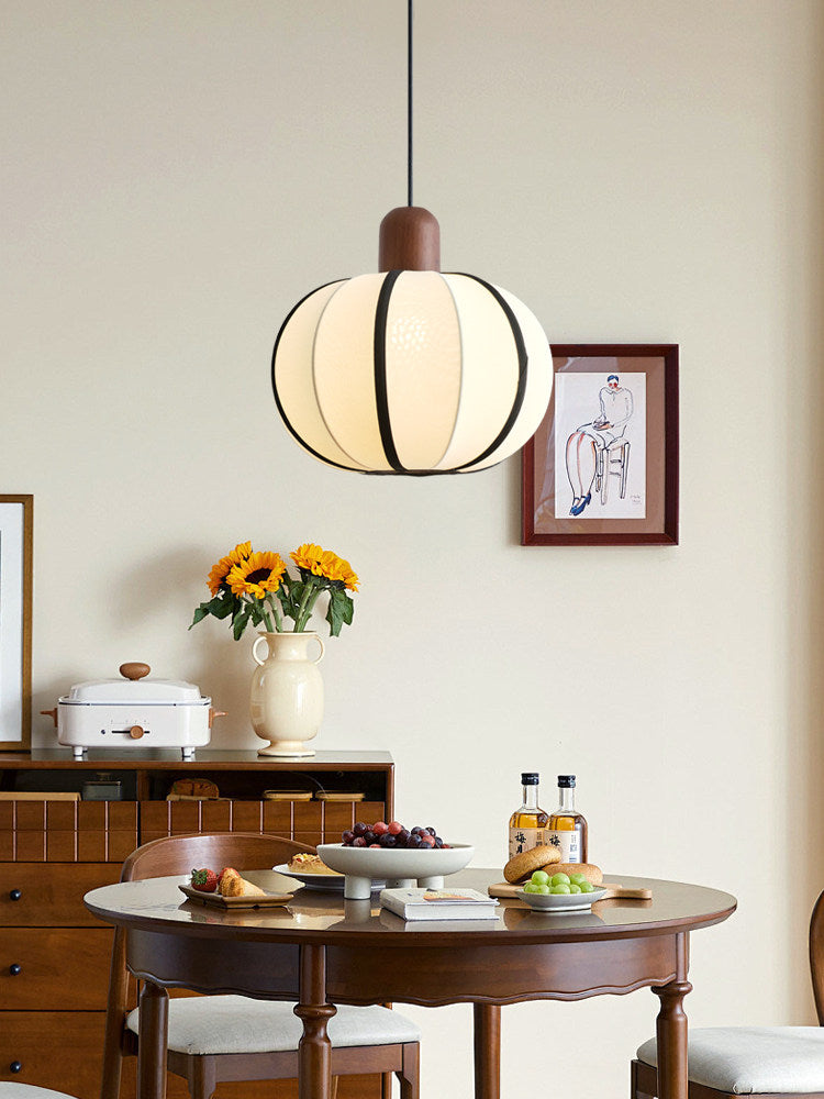 Melon Fabric Pendant Lamp