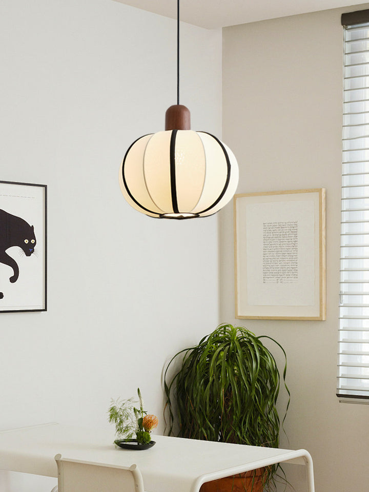 Melon Fabric Pendant Lamp
