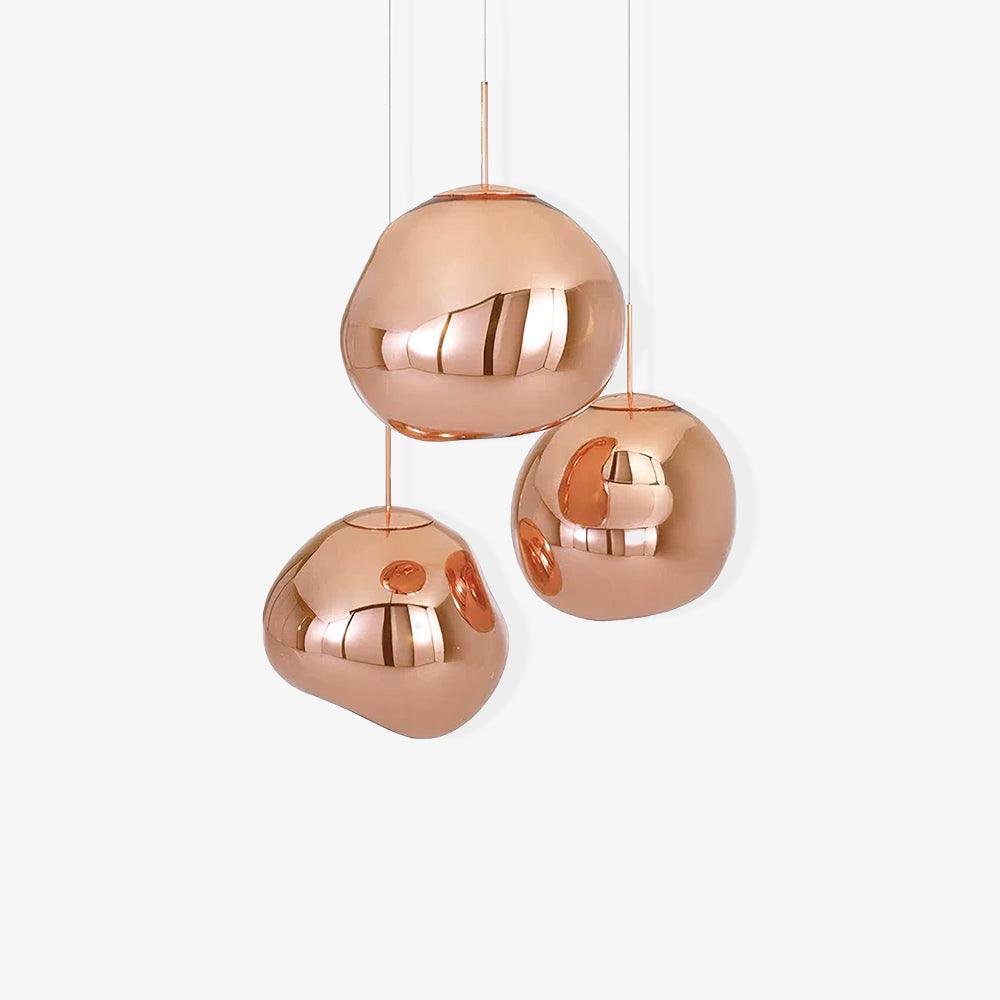 Multi Lava Round Pendant Lamp - Vakkerlight