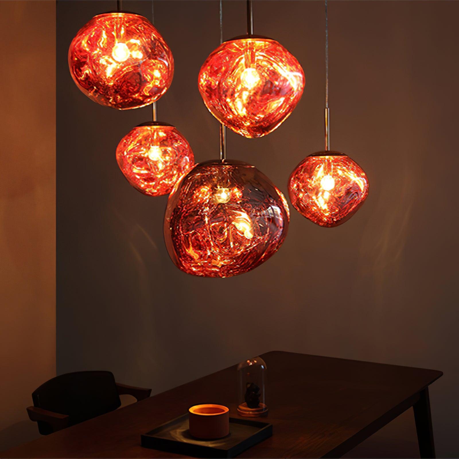 Multi Lava Round Pendant Lamp – Vakkerlight