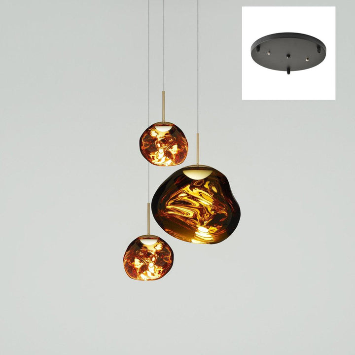 Multi Lava Round Pendant Lamp - Vakkerlight