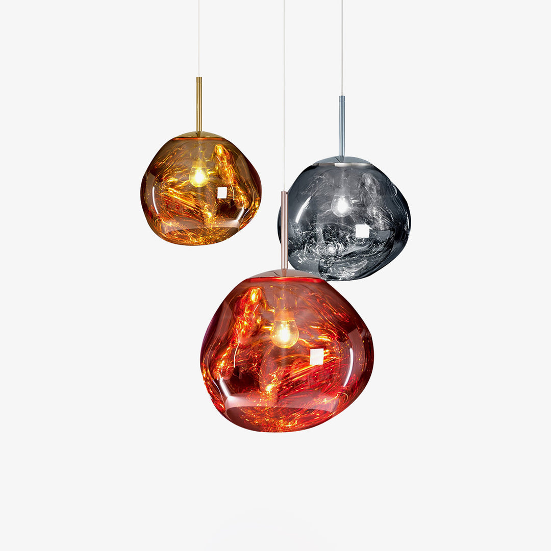 Multi Lava Round Pendant Lamp