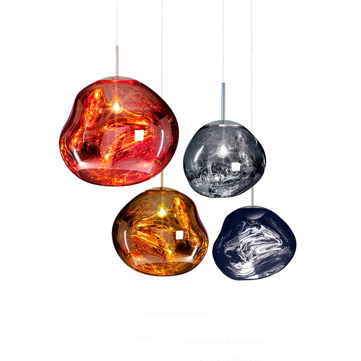 Multi Lava Round Pendant Lamp