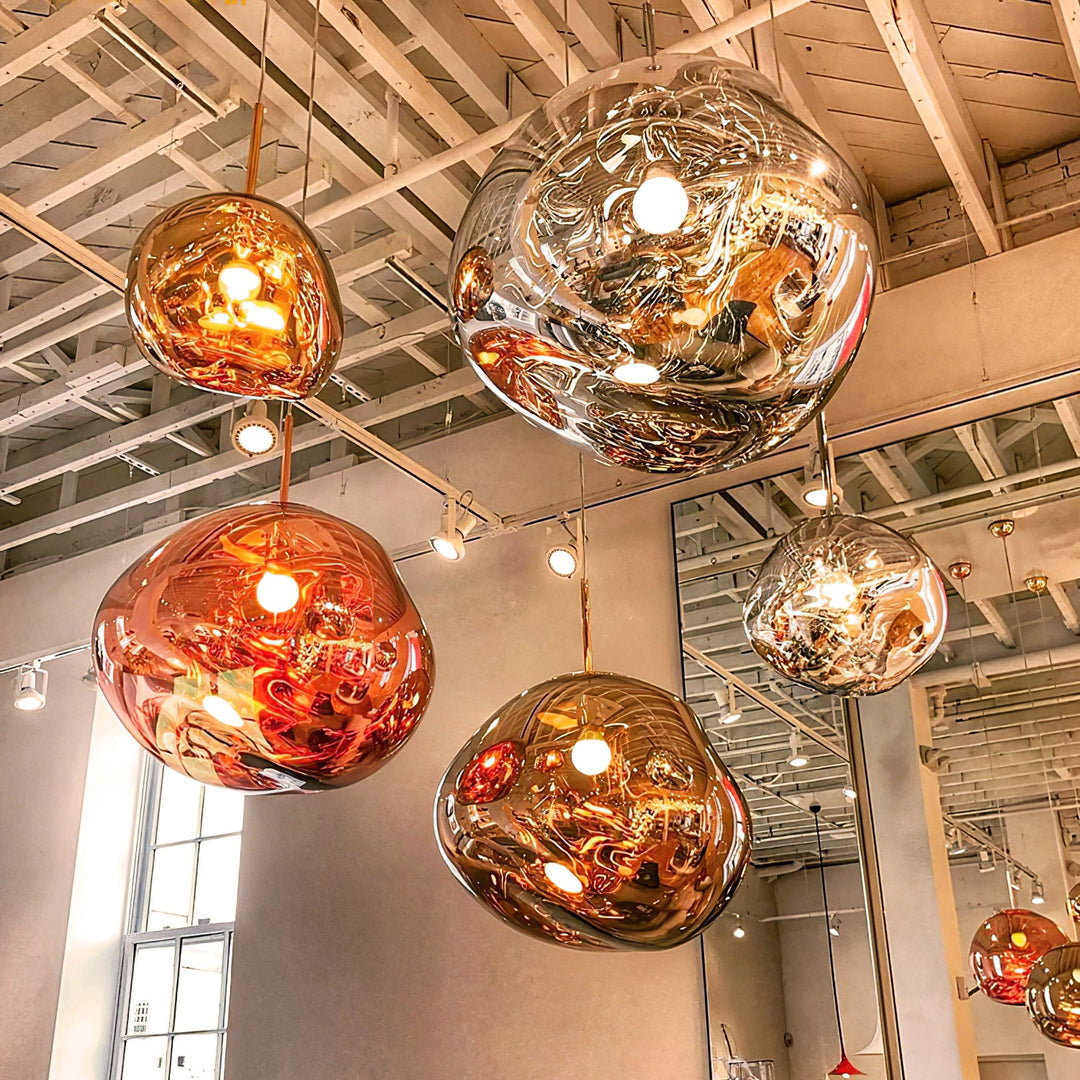 Multi Lava Round Pendant Lamp