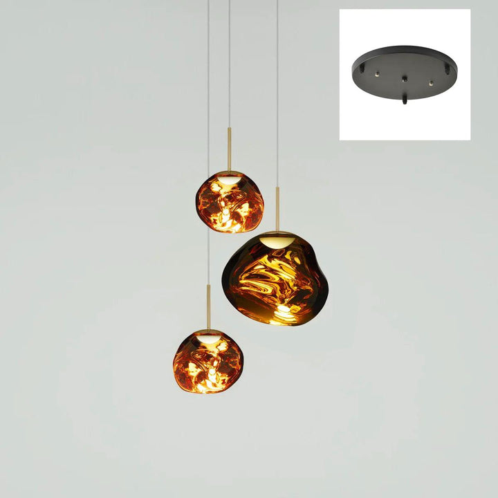 Multi Lava Round Pendant Lamp - Vakkerlight