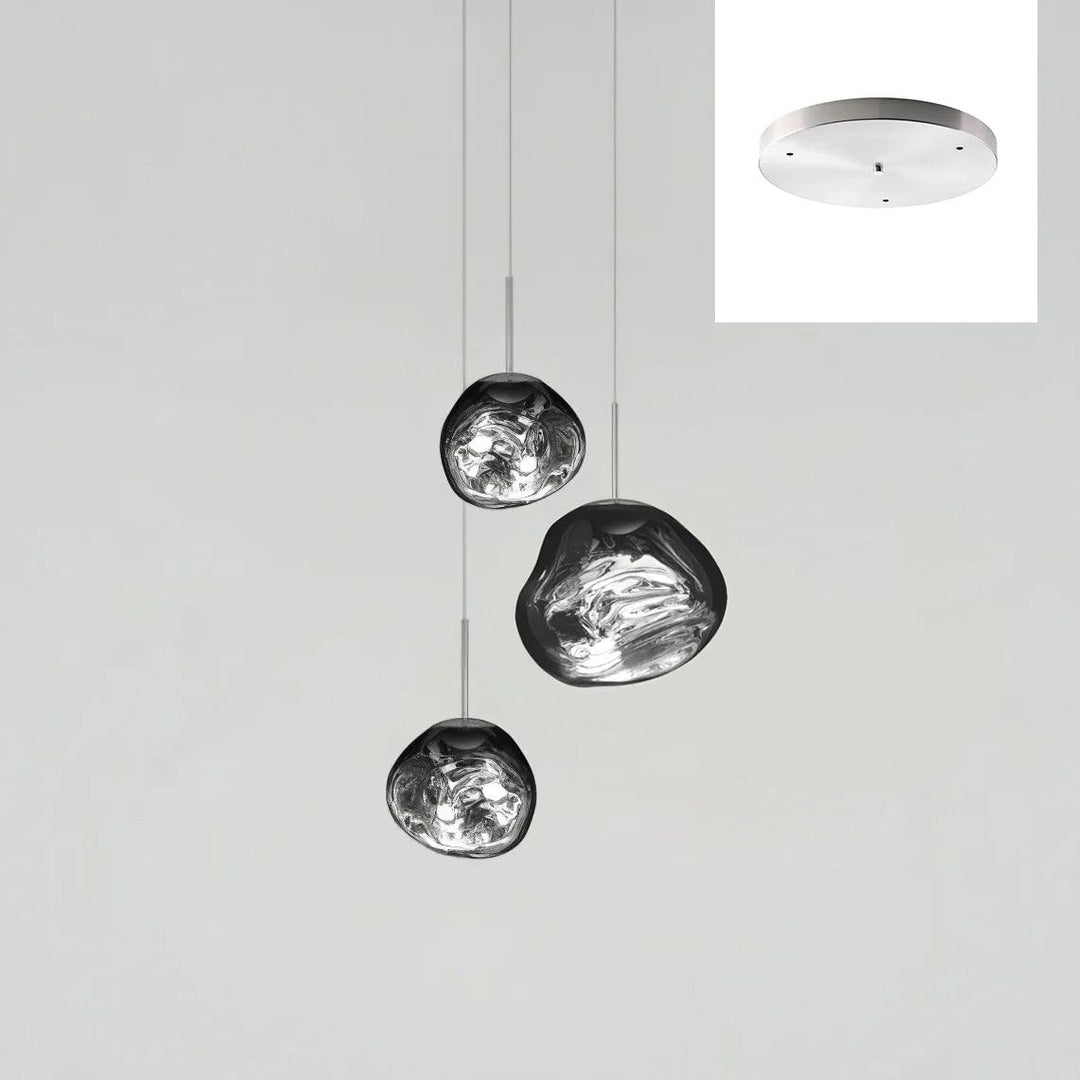 Multi Lava Round Pendant Lamp - Vakkerlight