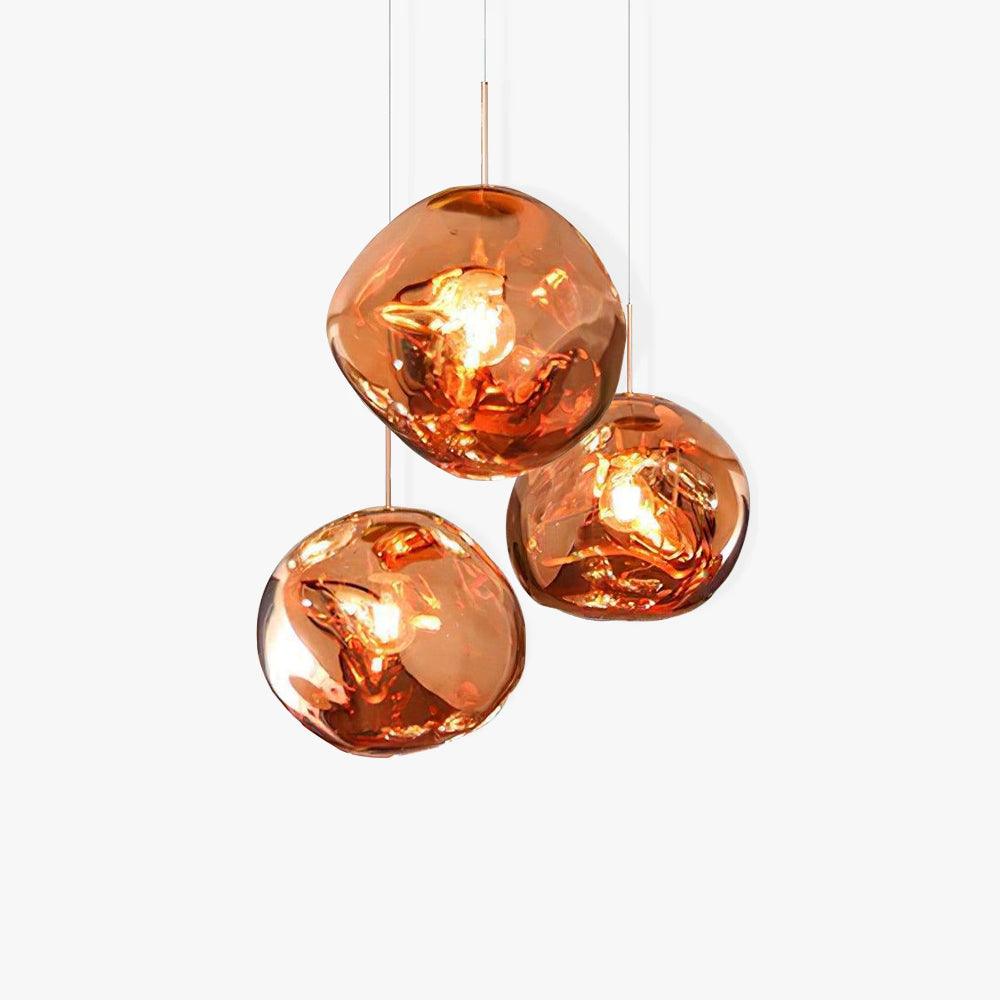 Multi Lava Round Pendant Lamp - Vakkerlight