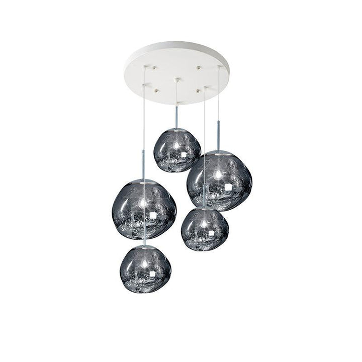 Multi Lava Round Pendant Lamp - Vakkerlight