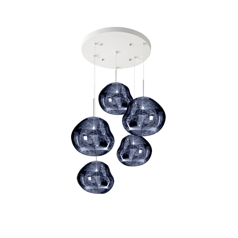 Multi Lava Round Pendant Lamp