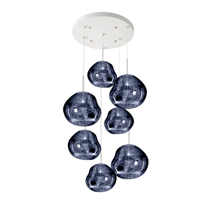 Multi Lava Round Pendant Lamp