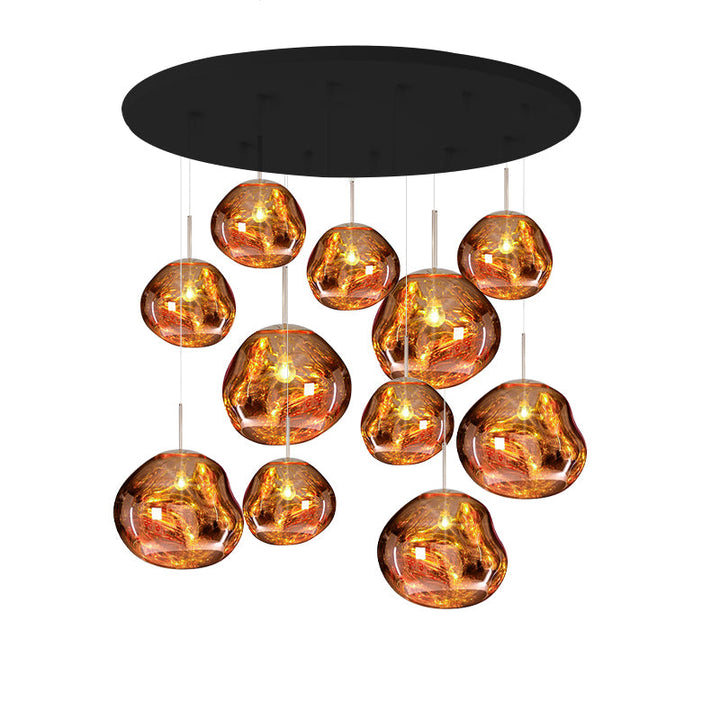 Multi Lava Round Pendant Lamp