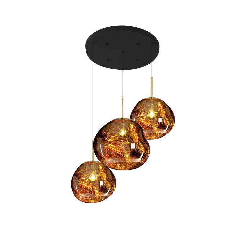 Multi Lava Round Pendant Lamp - Vakkerlight