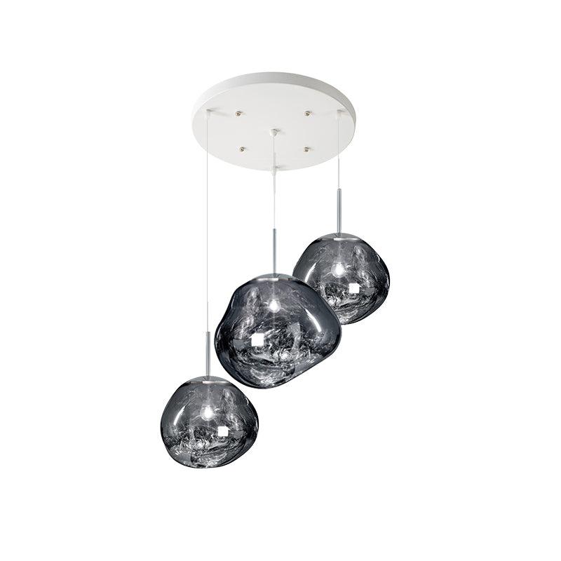 Multi Lava Round Pendant Lamp - Vakkerlight