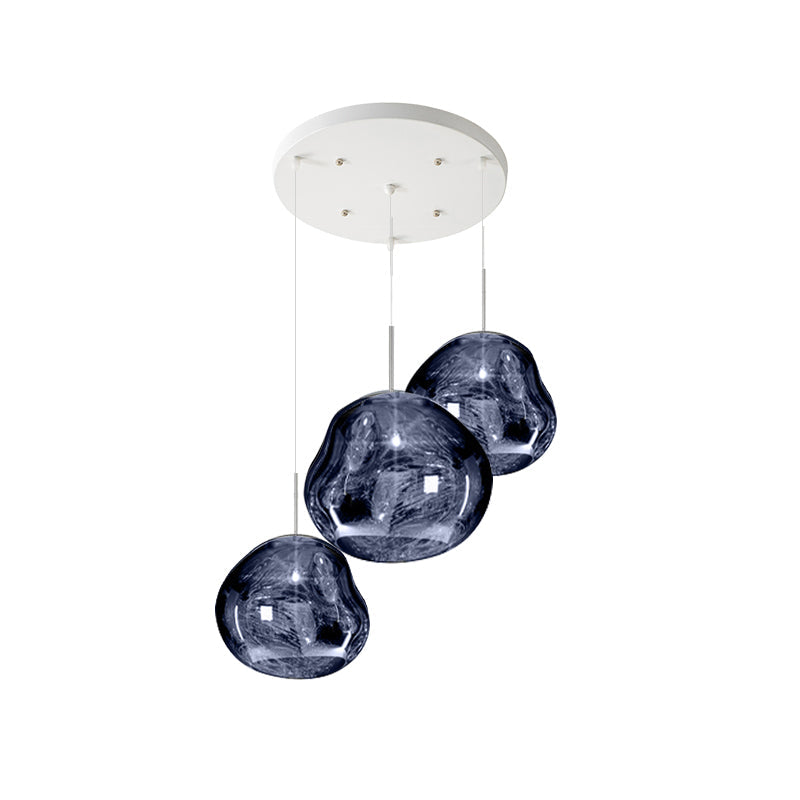 Multi Lava Round Pendant Lamp