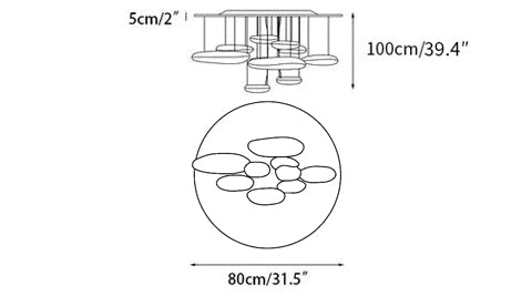 Mercury Ceiling Lamp