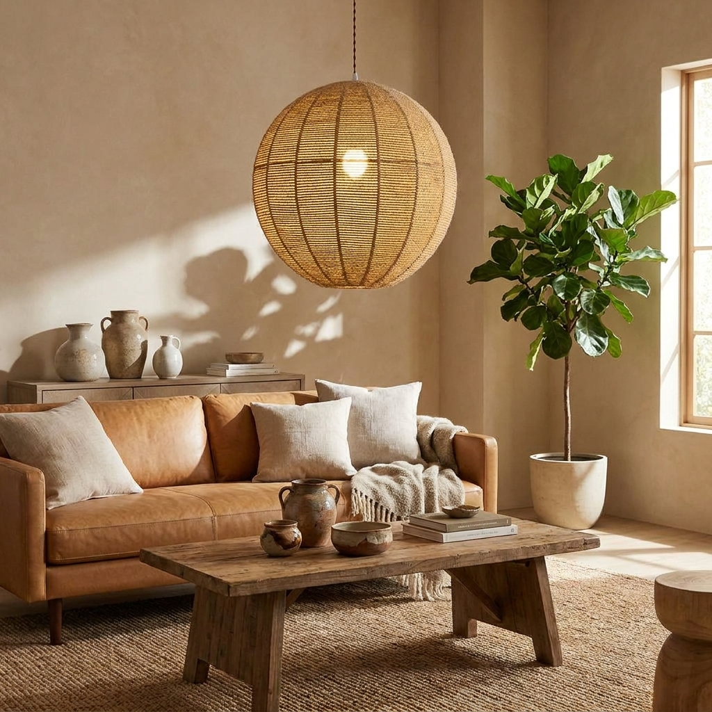Meridian Rope Pendant Lamp