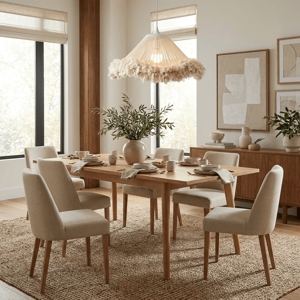 Meringue Fringed Cotton Cone Pendant Lamp - Vakkerlight