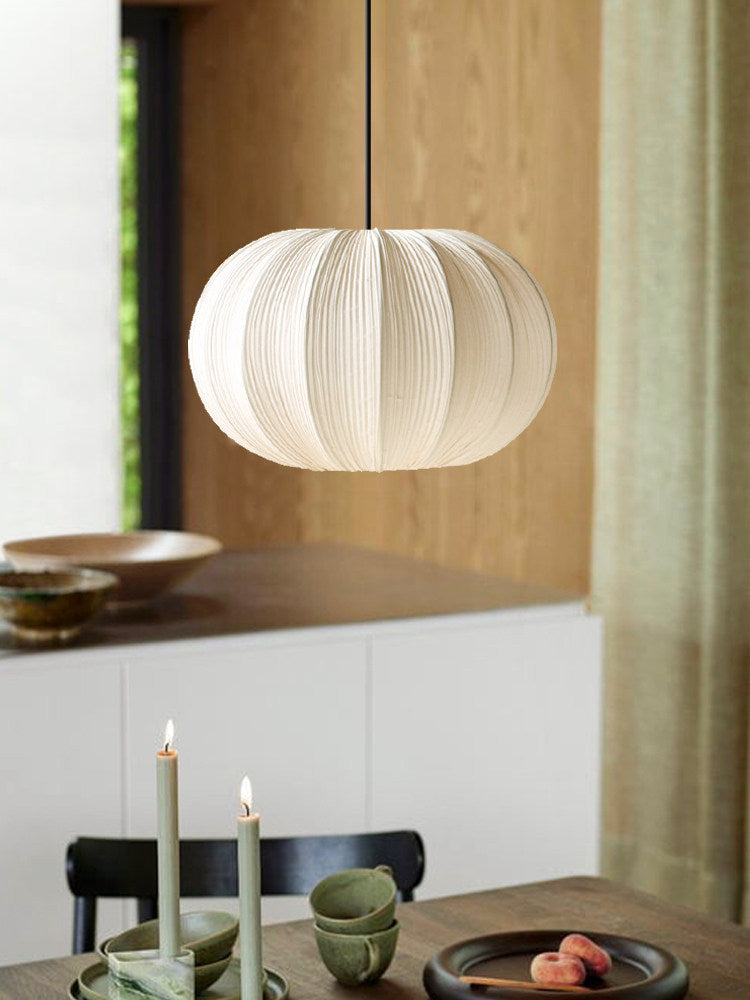 Meringue Pleated Fabric Pendant Lamp