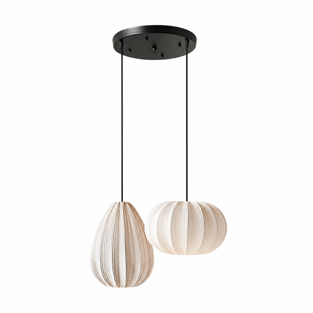 Meringue Pleated Fabric Pendant Lamp