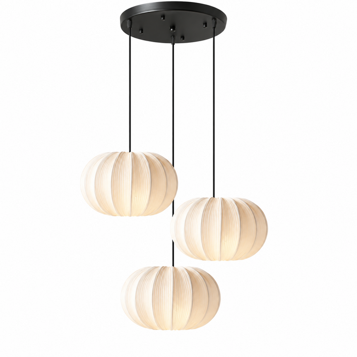Meringue Pleated Fabric Pendant Lamp