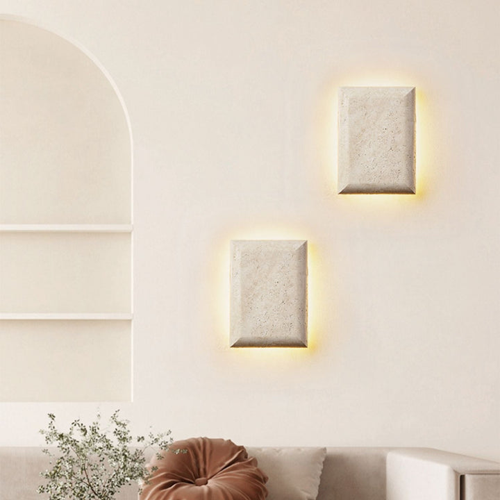 Mesa Glow Travertine Sconce - Vakkerlight