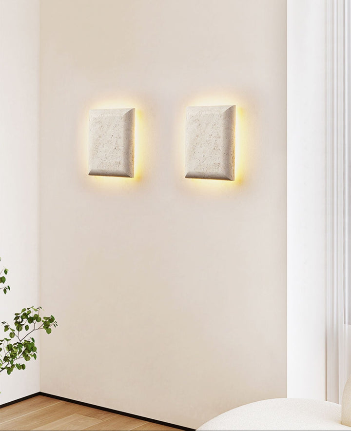 Mesa Glow Travertine Sconce - Vakkerlight