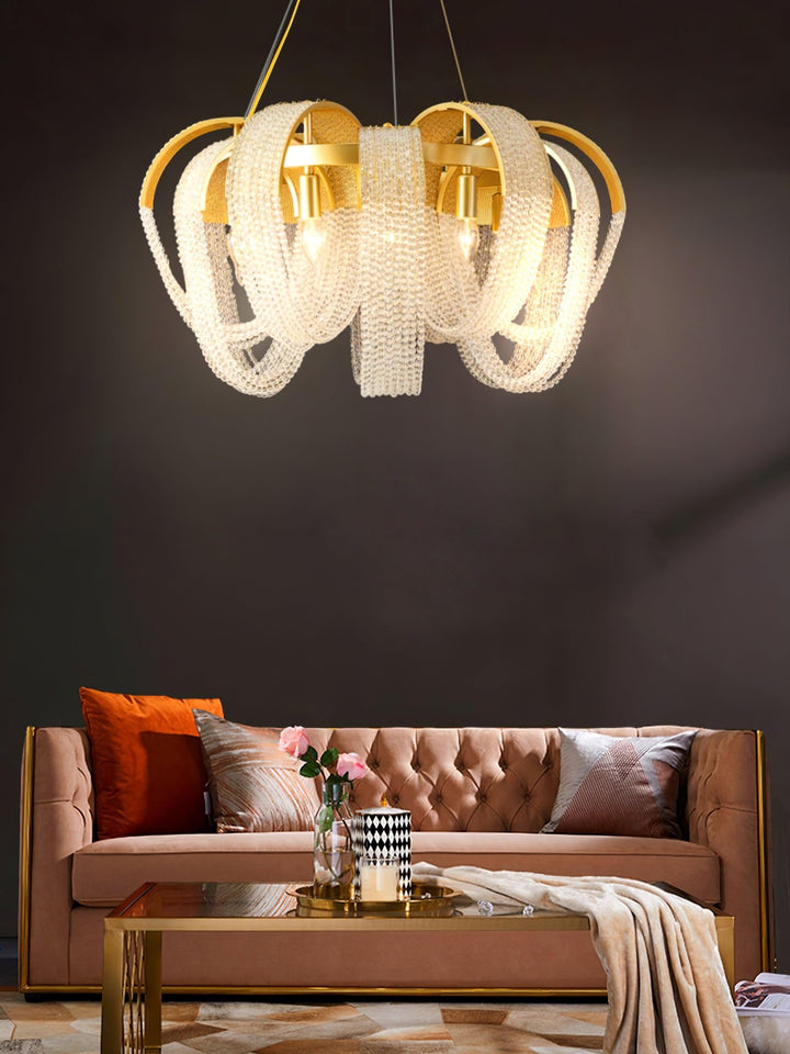 Mesh Crystal Chandelier - Vakkerlight