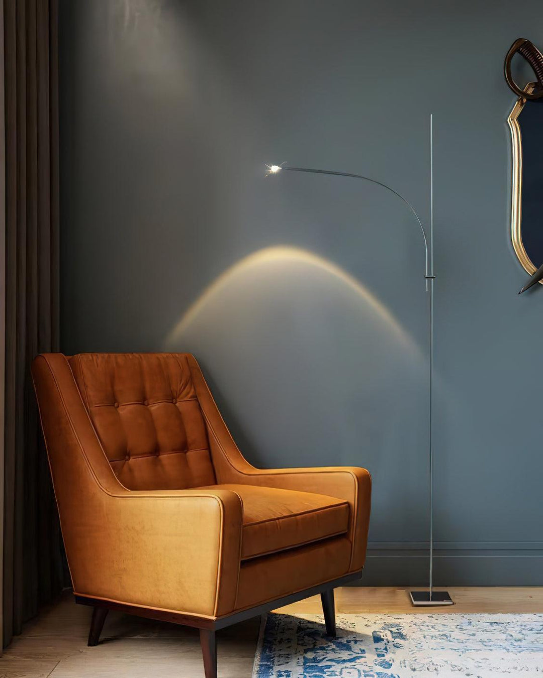 Metal Body Graceful Floor Lamp - Vakkerlight