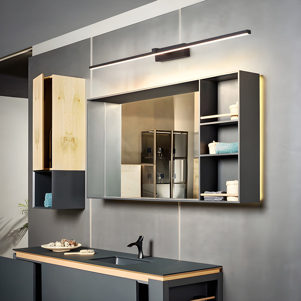 Metal Linear Mirror Wall Light - Vakkerlight