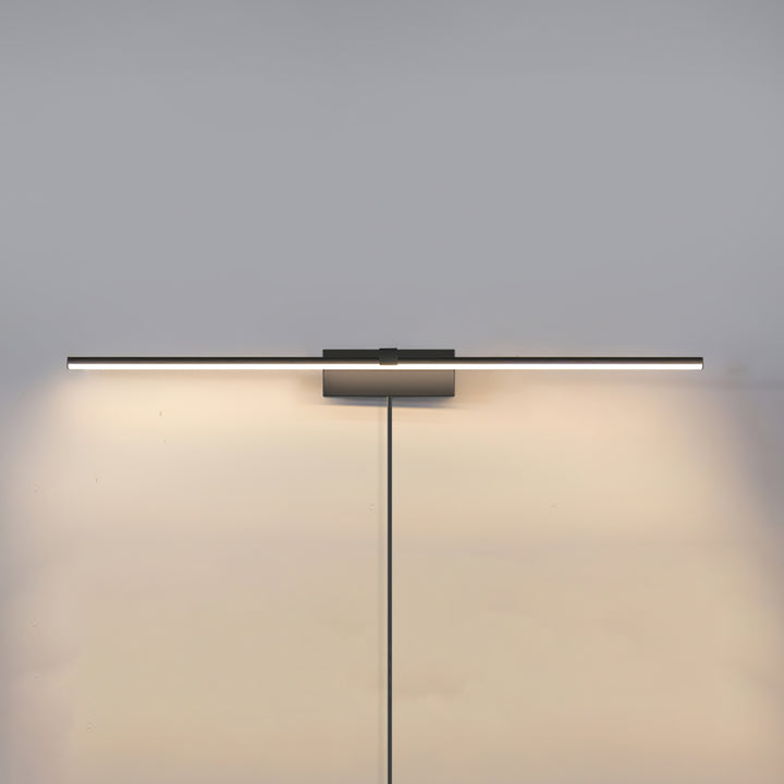 Metal Linear Mirror Plug-in Wall Light