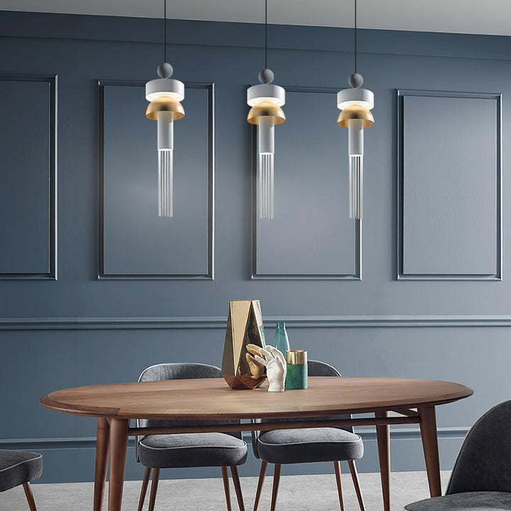 Metal Glass Pendant Light - Vakkerlight