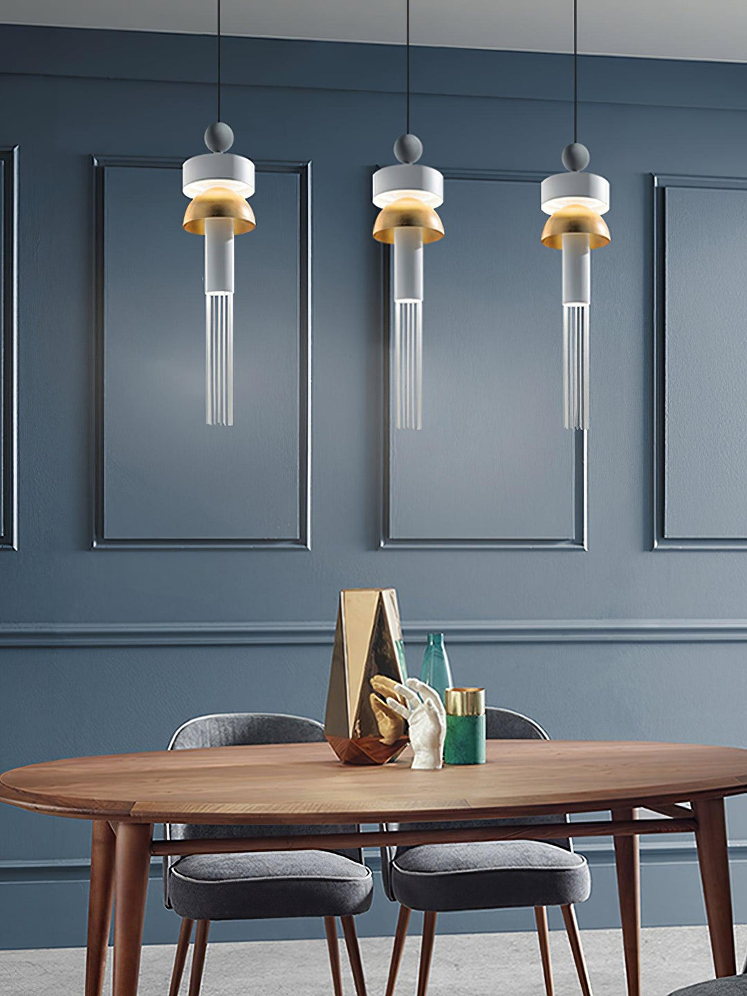 Metal Glass Pendant Light - Vakkerlight