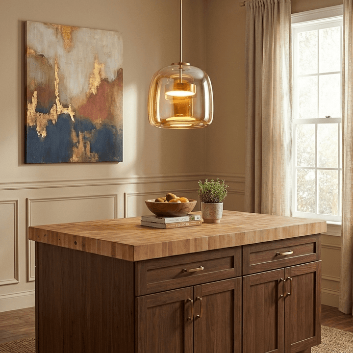 Metro Sphere Glass Pendant Lamp - Vakkerlight