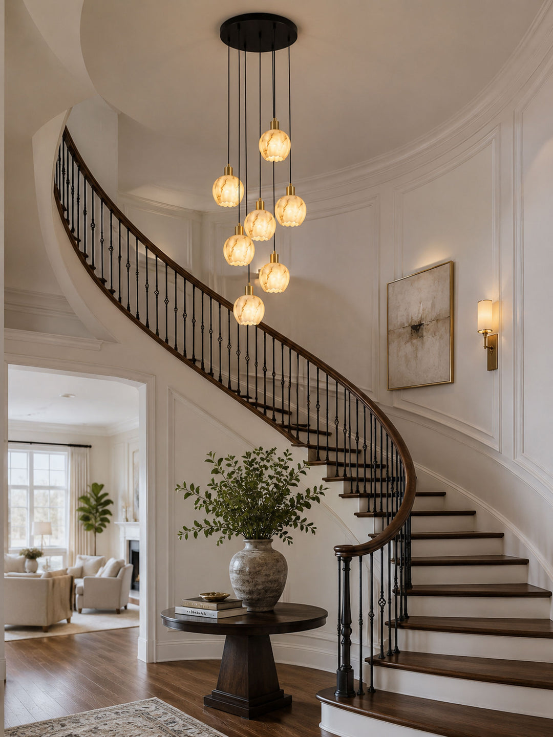 Mian Alabaster Pendant Lamp - Vakkerlight