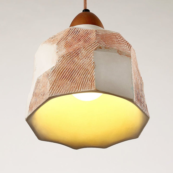Microcement Textured Pendant Light - Vakkerlight