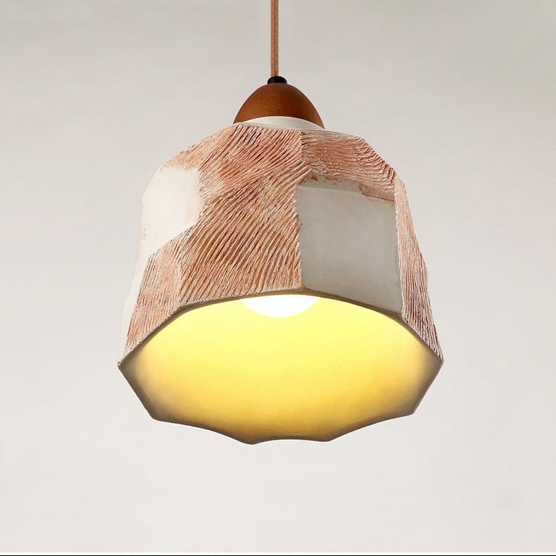 Microcement Textured Pendant Light - Vakkerlight