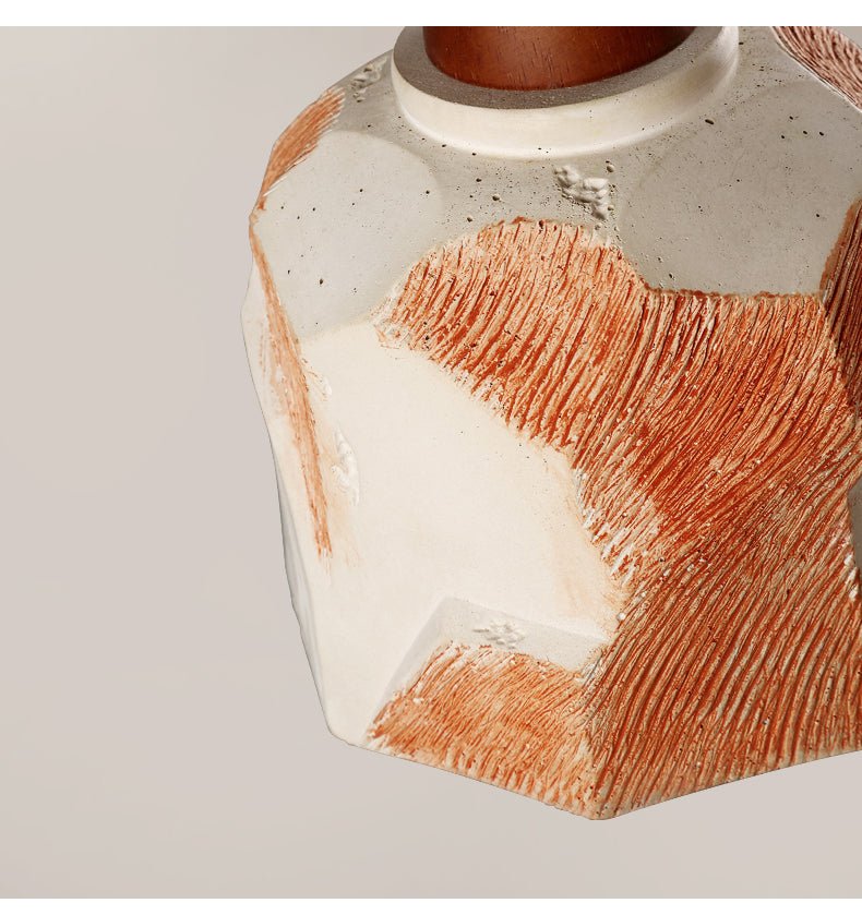 Microcement Textured Pendant Light - Vakkerlight