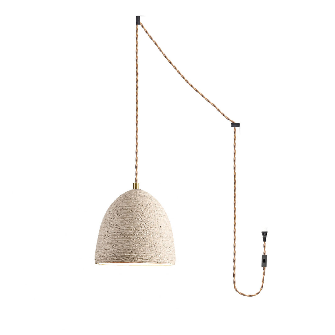 Microcement Swag Pendant Lamp